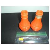 orange Salt and Pepper Shakers