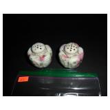Purple & Pink Flowers Salt and Pepper Shakers