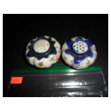 Flower Pattern Salt and Pepper Shakers