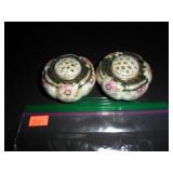 Pink Flower Salt and Pepper Shakers
