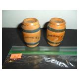 Providence RI Barrel Salt and Pepper Shakers