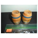 Providence RI Barrel Salt and Pepper Shakers