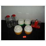 Vintage Plastic Salt and Pepper Shakers - 4 sets