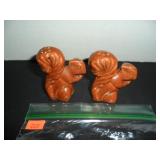 Vintage Brown Squirrel Salt and Pepper Shakers