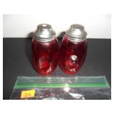 Airko Red Flash Salt and Pepper Shakers