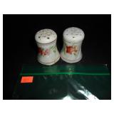 Red Flowers Salt and Pepper Shakers