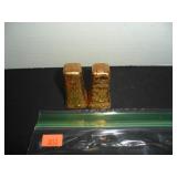 Square Gold Modern Salt and Pepper Shakers