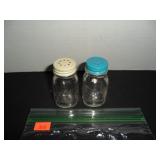 Ball Glass Jar Salt and Pepper Shakers