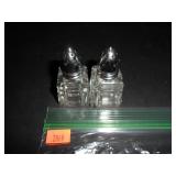 Glass Salt and Pepper Shakers