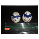 Porcelain Salt and Pepper Shakers