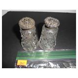 Decorative molded Salt and Pepper Shakers