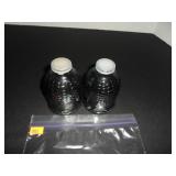 Clear Glass Salt and Pepper Shakers