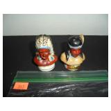 Native Salt and Pepper Shakers