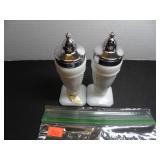Fayette Hand Crafted Milk Glass Salt and Pepper