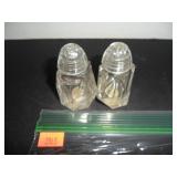 Clear Glass Salt and Pepper Shakers