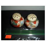 Oriental Patchwork Design Salt and Pepper Shakers