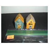 His and Hers Outhouse Salt and Pepper Shakers
