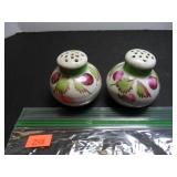 White, Green & Purple Salt and Pepper Shakers