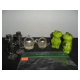 3 set of Vintage Plastic Salt and Pepper Shakers