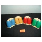 Vintage miniture Salt and Pepper Shakers