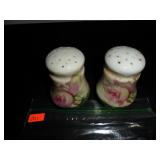 Pink and White flowers Salt and Pepper Shakers