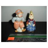 Dutch Man and Woman Salt and Pepper Shakers