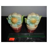 1940's Shawnee Flower Pot Salt and Pepper Shakers