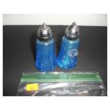 Cobalt Blue Imperial Salt and Pepper Shakers