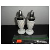Authentic West Moreland Milk Glass Salt and