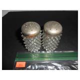 Vintage Decorative Glass Salt and Pepper Shakers