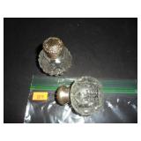 Clear Glass Salt and Pepper Shakers