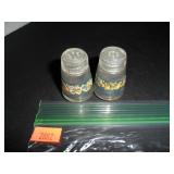 Mini With fruit pattern Salt and Pepper Shakers