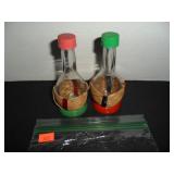 Tipo California Wine Salt and Pepper Shakers