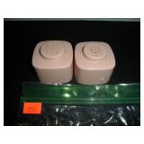 Pink Salt and Pepper Shakers