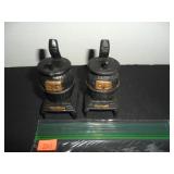 Vintage Pot Belly Stove Salt and Pepper Shakers