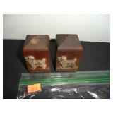 Wood Dog Salt and Pepper Shakers