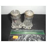 Victorian Glass Salt and Pepper Shakers
