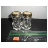Victorian Glass Salt and Pepper Shakers