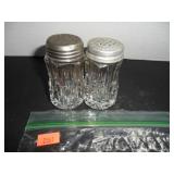 Victorian Glass Salt and Pepper Shakers