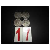 Lot of 4 - 1981 D Kennedy Half Dollars Lot of 4 - 1981 D Kennedy Half Dollars