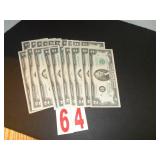 Lot of 20 - Various Date Uncirculated $2 Bills