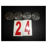 Lot of 4 - 1988 D Kennedy Half Dollars