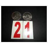 Lot of 2 - 1984 D Kennedy Half Dollars Lot of 2 - 1984 D Kennedy Half Dollars