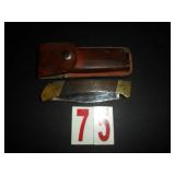 Knife with Leather Sheath Knife with Leather Sheath