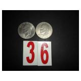 Lot of 2- (2)1776-1976 D Eisenhouer Dollars Lot of 2- (2)1776-1976 D Eisenhouer Dollars