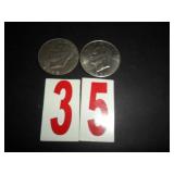 Lot of 2- (2)1971 D & (1)1972 Eisenhouer Dollars Lot of 2- (2)1971 D & (1)1972 Eisenhouer Dollars
