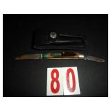 Buck Knife with Leather Sheath Buck Knife with Leather Sheath