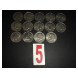 Lot of 14 - 1972  D Kennedy Half Dollars