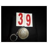 1921 Morgan Silver Dollar Keychain