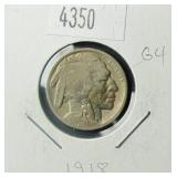 1918 Buffalo Nickel G4 Condition